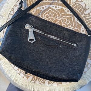 AIMEE KESTENBERG  Women's Crossbody Bag Purse GENUINE LEATHER Black